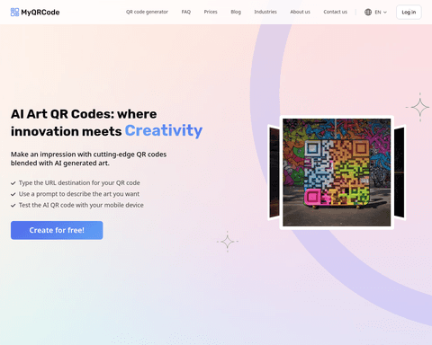 AI QR Code Generator by MyQRCode