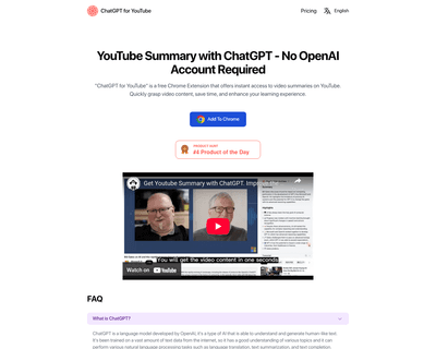 Chatgpt4Youtube