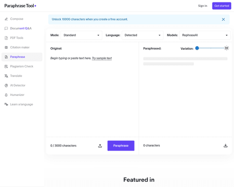 ParaphraseTool
