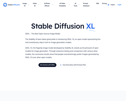 SDXL by Stable Diffusion