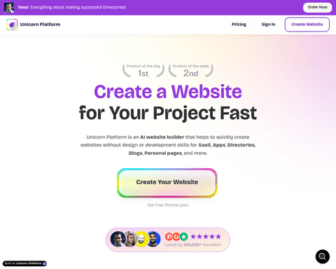 Unicornplatform